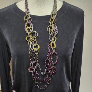 Like new Chicos multi color necklace